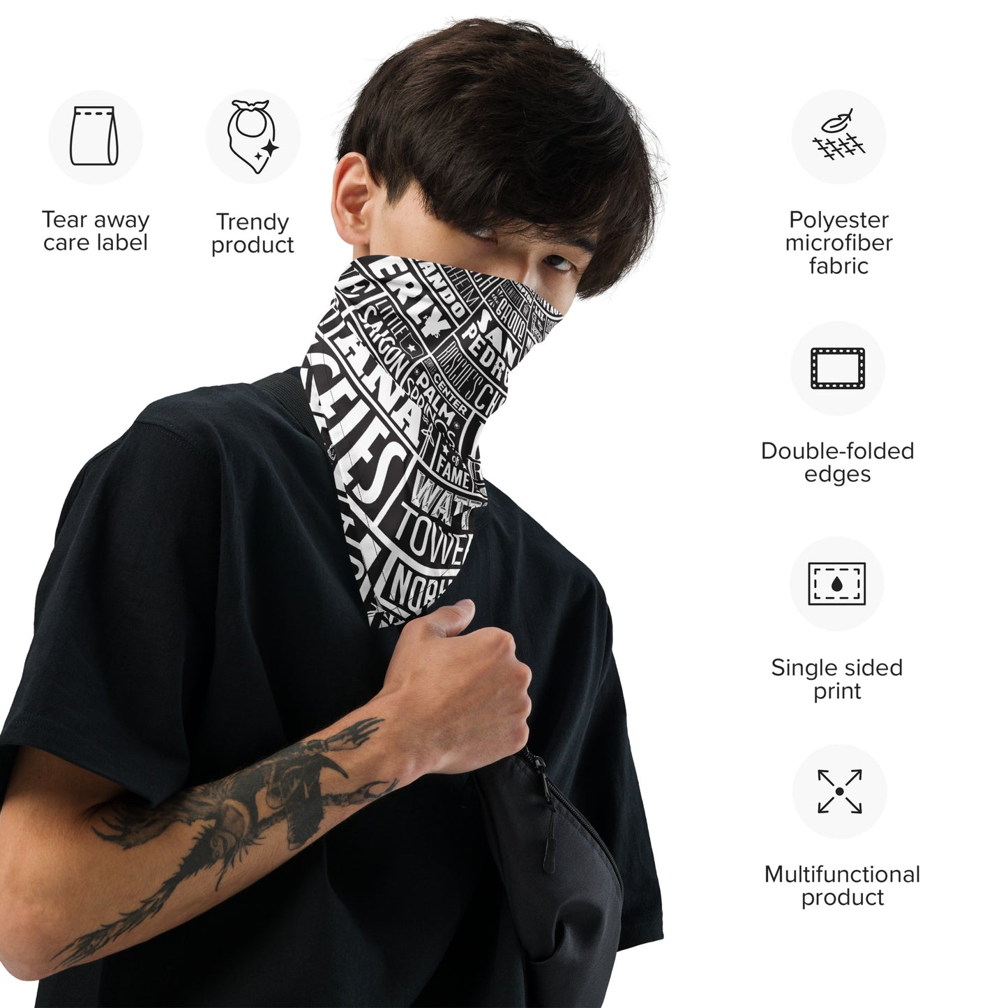 LA TypeWheel Bandana