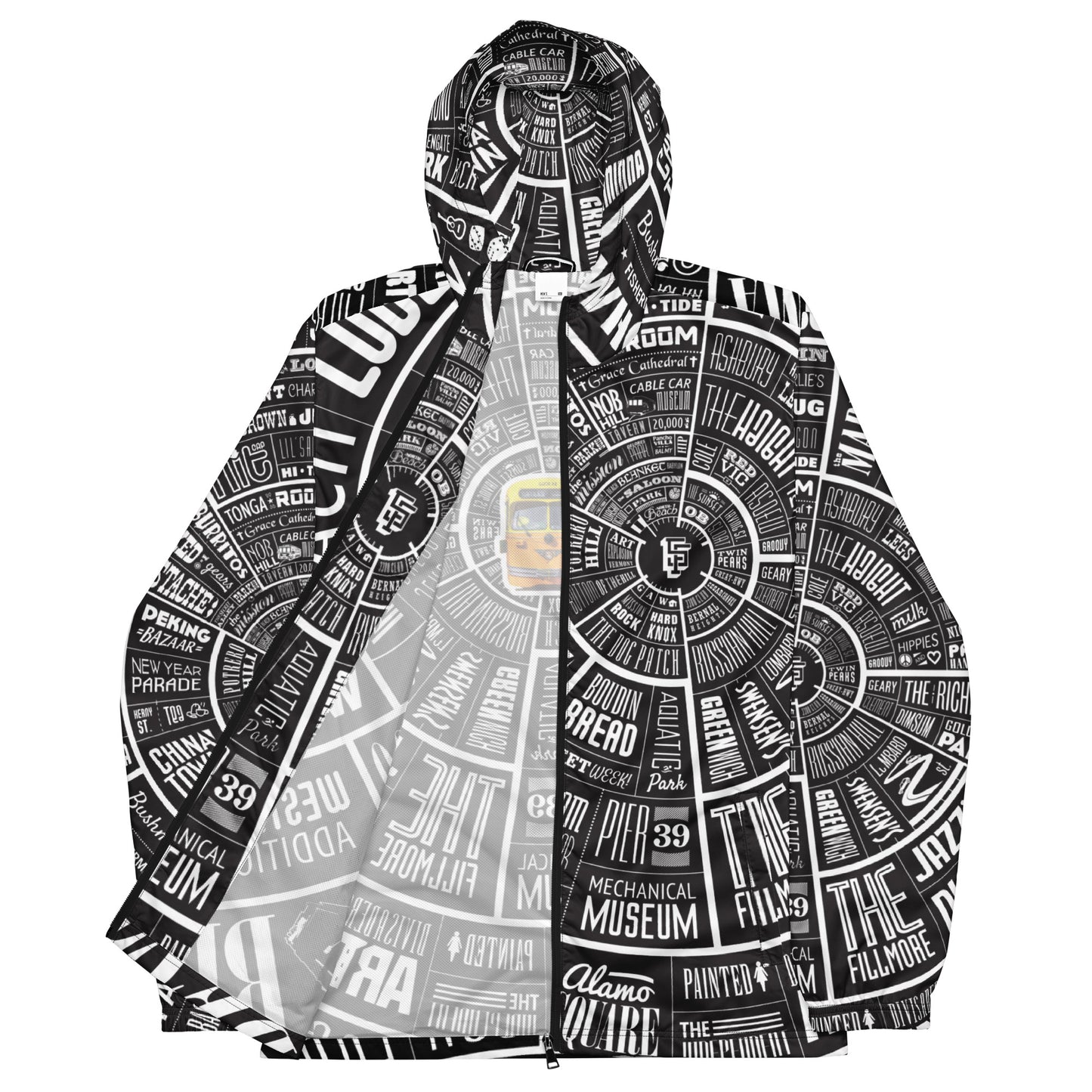 San Francisco TypeWheel Windbreaker