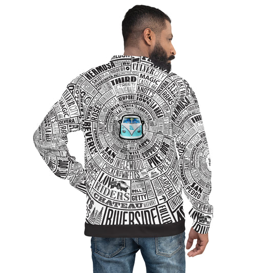 Los Angeles Type Wheel All Over Jacket