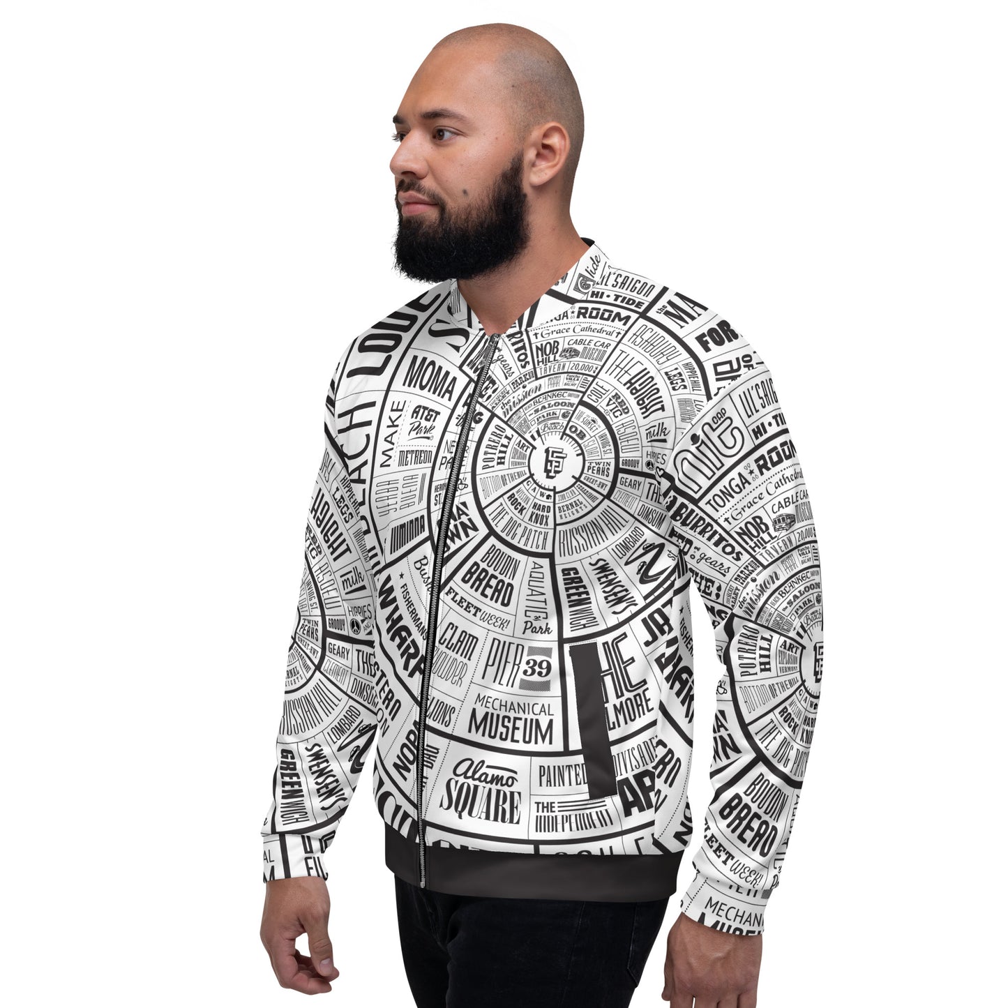 San Francisco Type Wheel - All Over Jacket