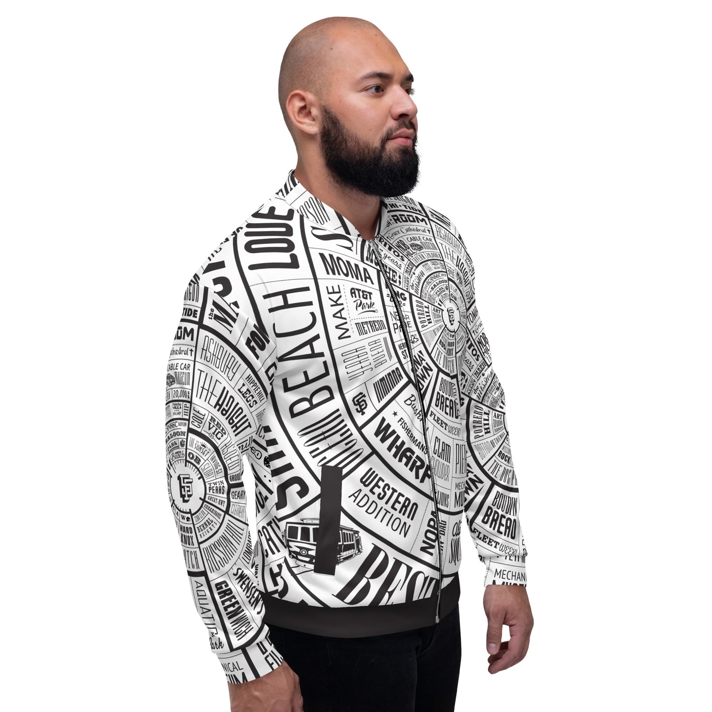 San Francisco Type Wheel - All Over Jacket