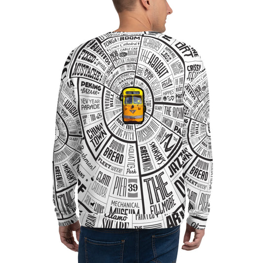 San Francisco Type Wheel All Over Sweater