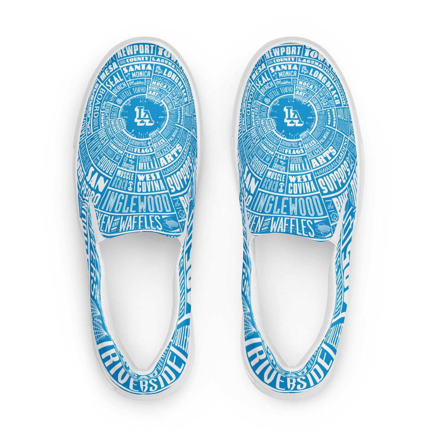 Men’s Los Angeles Type Wheel slip on shoes - Blue