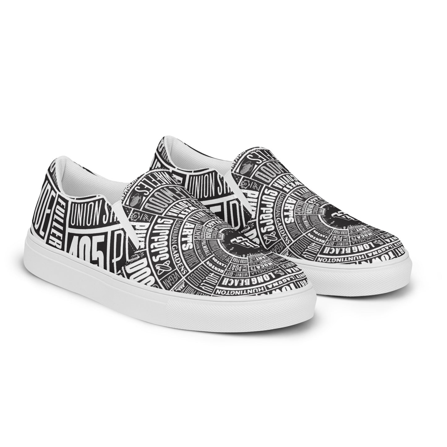 Men’s Los Angeles Type Wheel - slip ons - Black