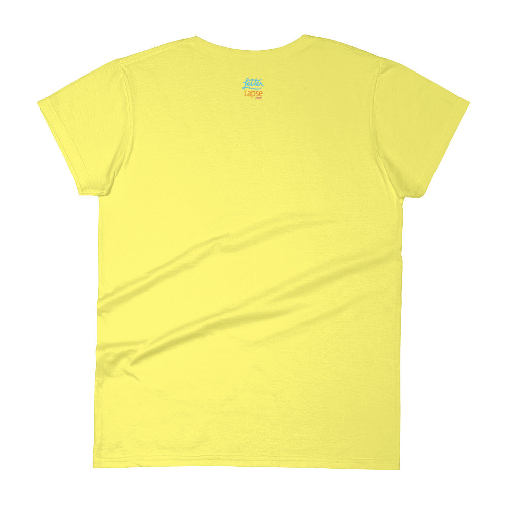 Women's short sleeve t-shirt - SF type wheel design