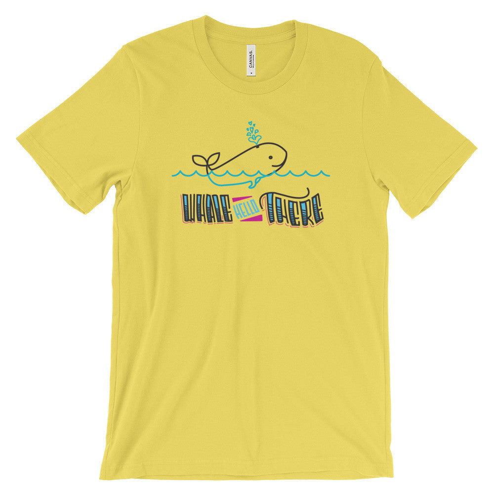 Women's t-shirt -- Whale Hello There
