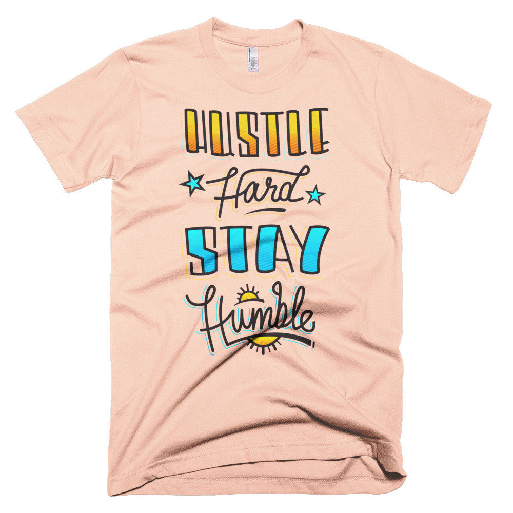 Men's t-shirt -- Hustle Hard Stay Humble