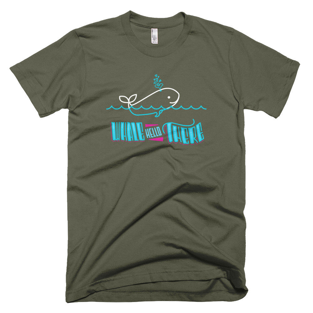 Men's t-shirt -- Whale Hello There