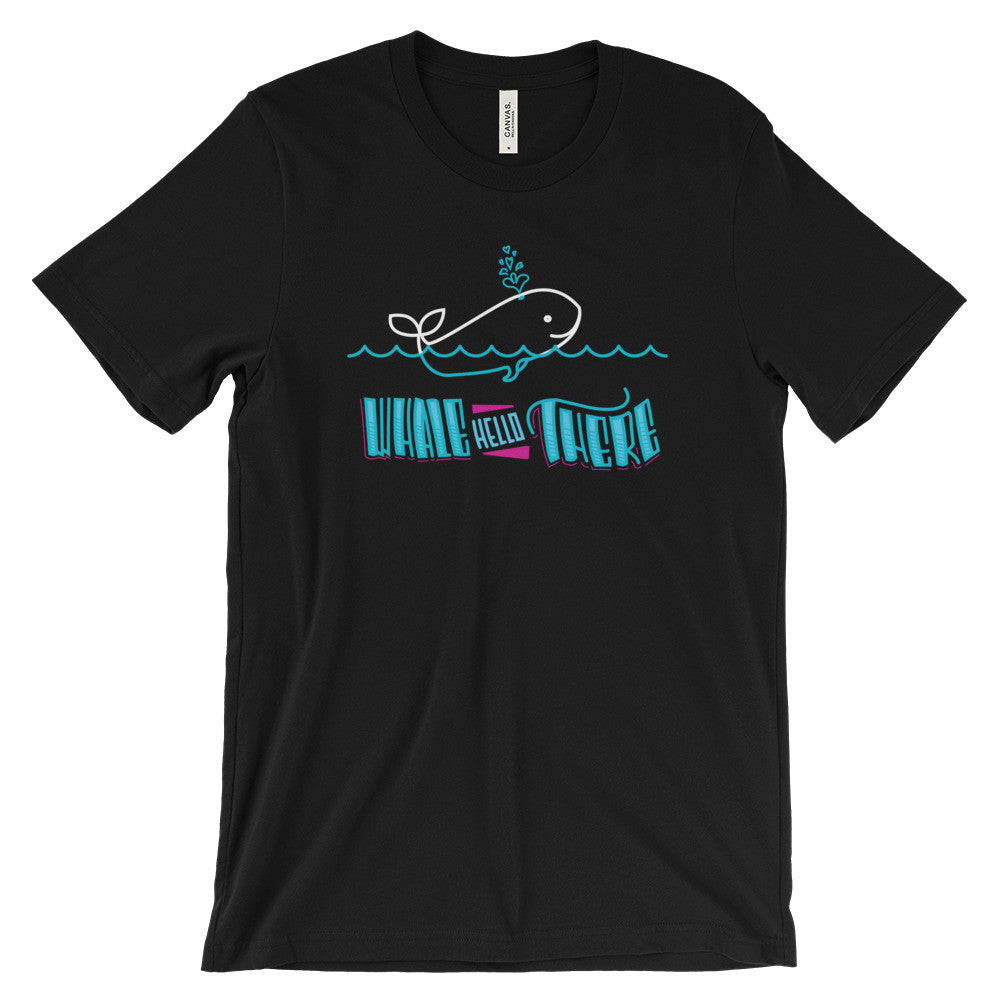 Womens t-shirt -- Whale Hello There