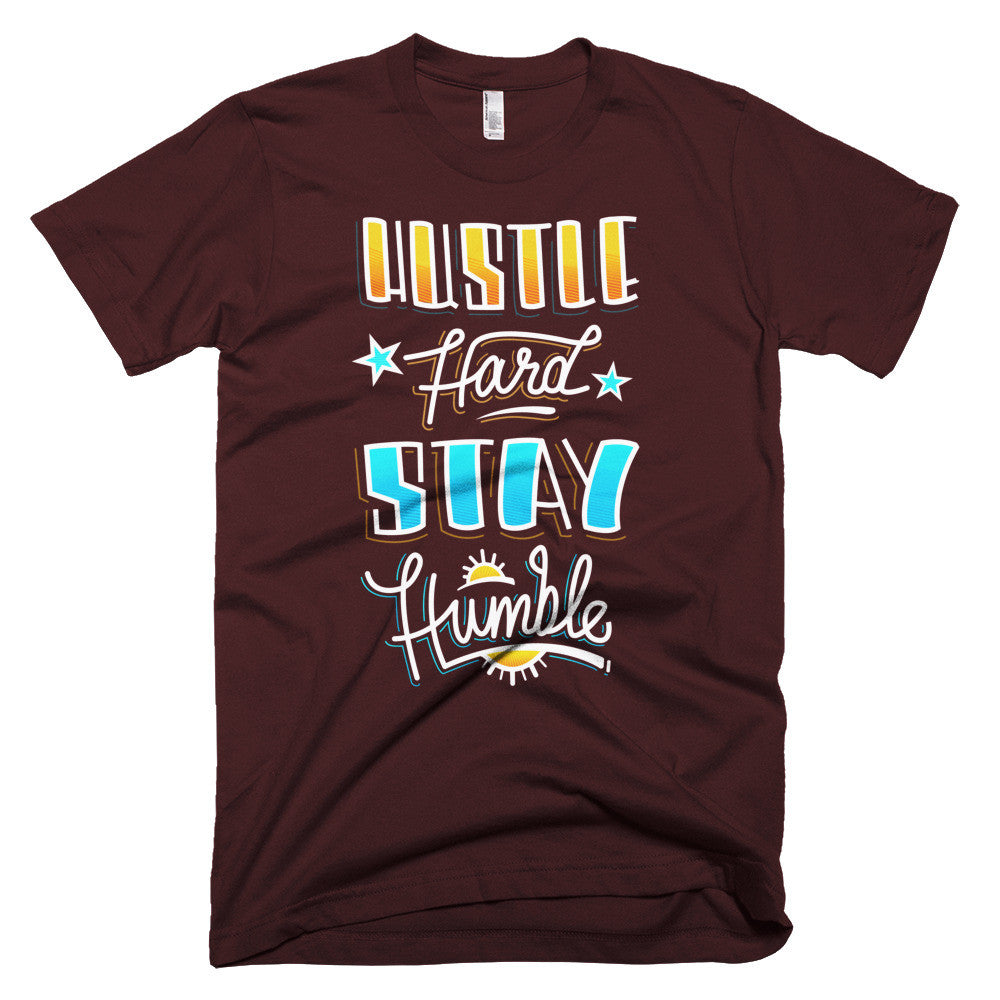 Men's t-shirt -- Hustle Hard Stay Humble