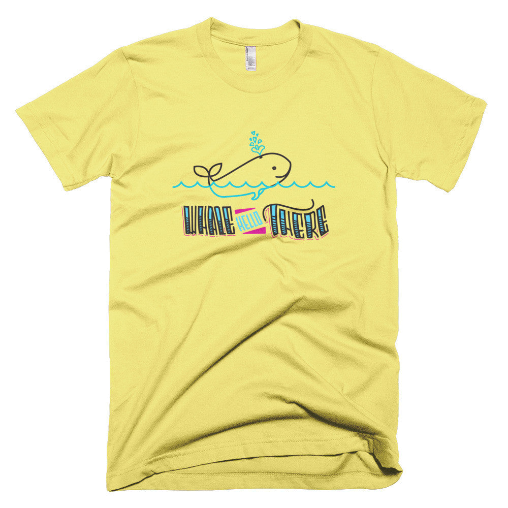 Men's t-shirt -- Whale Hello There