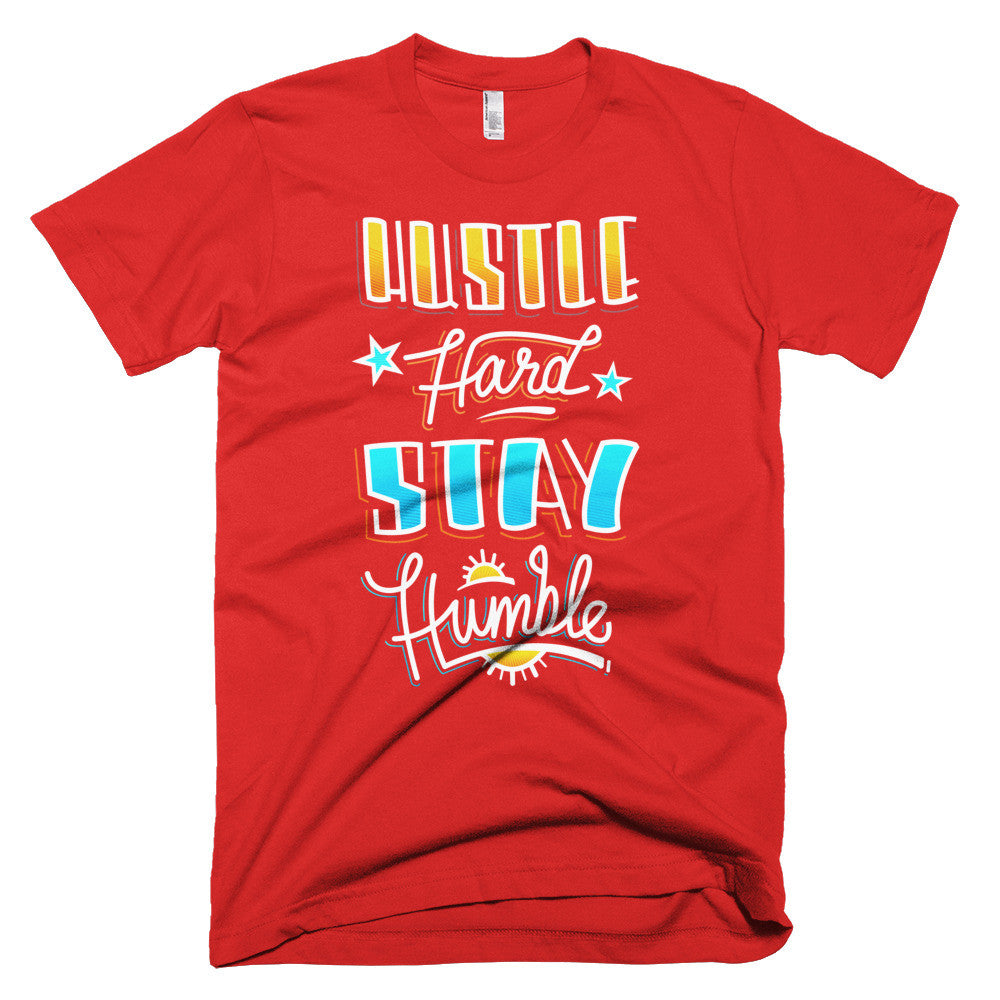 Men's t-shirt -- Hustle Hard Stay Humble