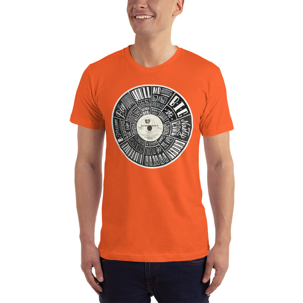 Notorious BIG record - Mens T-Shirt