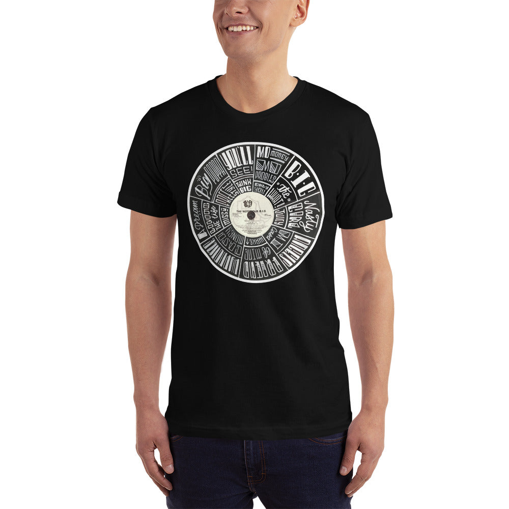 Notorious BIG record - Mens T-Shirt