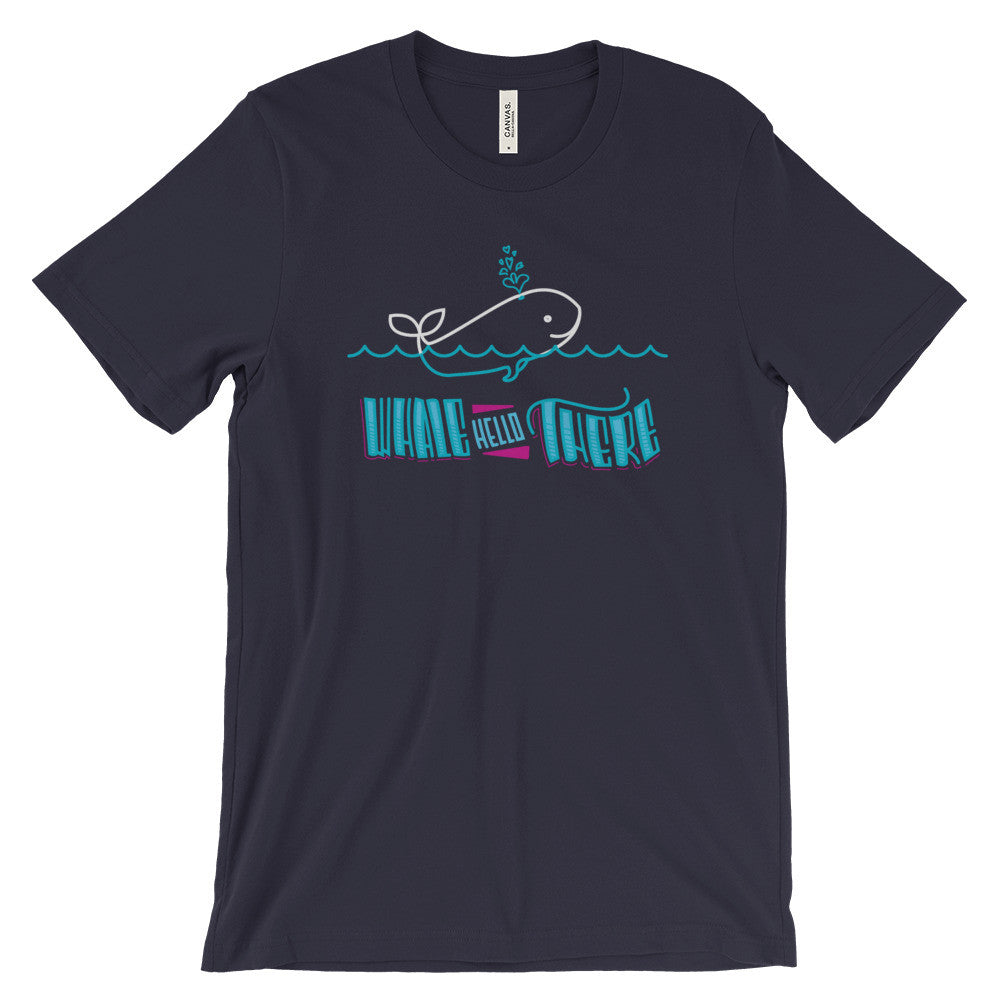Womens t-shirt -- Whale Hello There