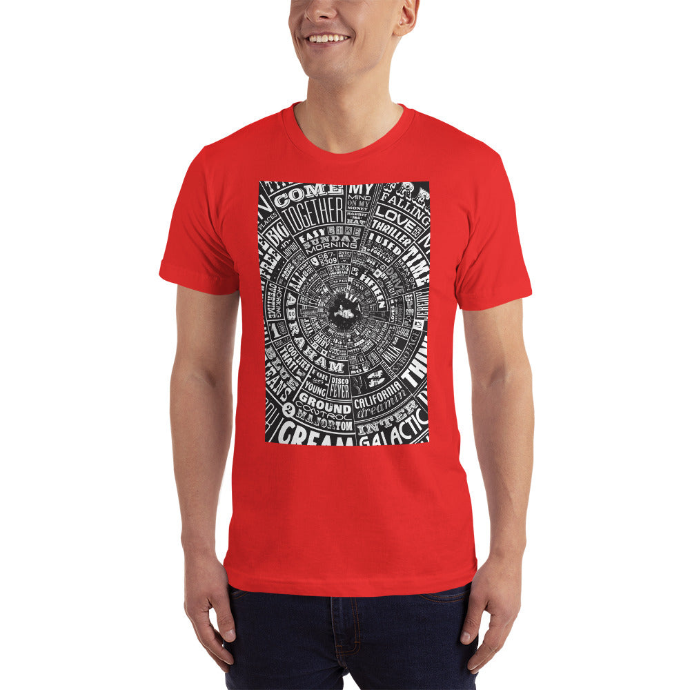 Musical type wheel - Men's T-Shirt