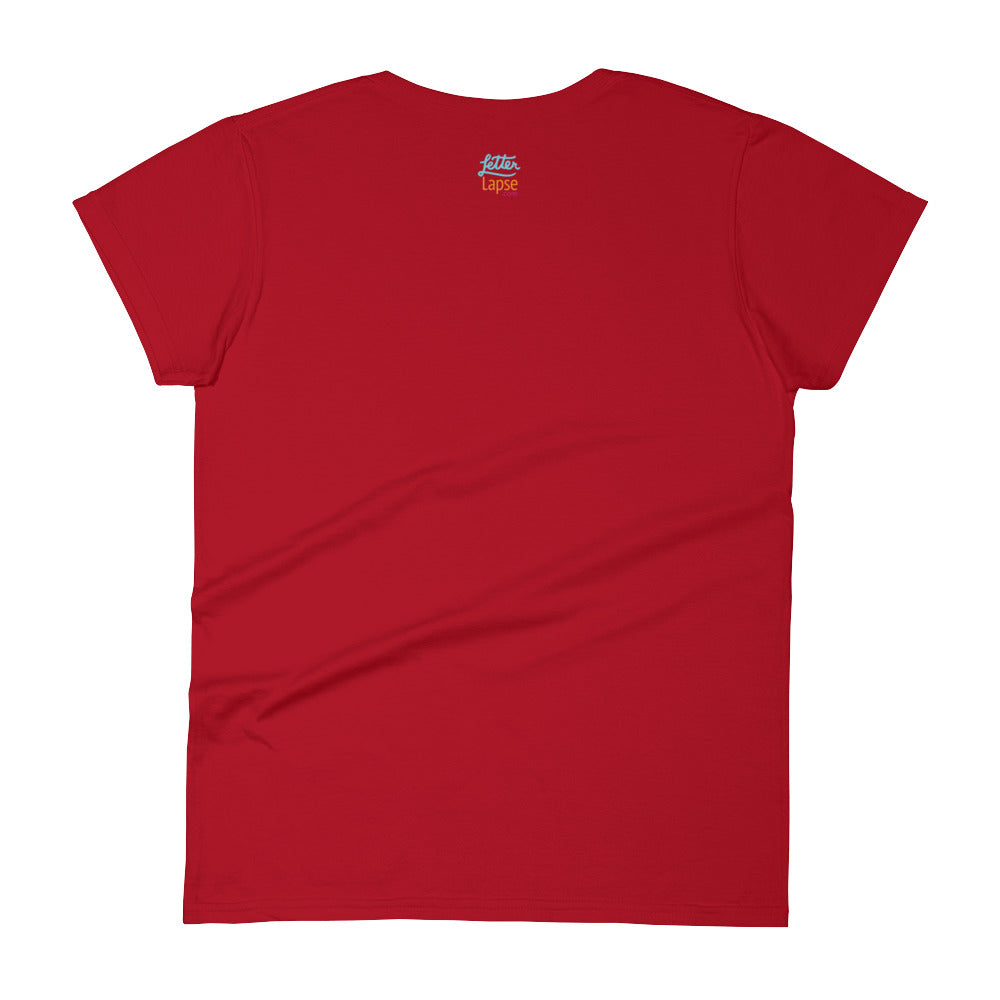 Women's short sleeve t-shirt - SF type wheel design