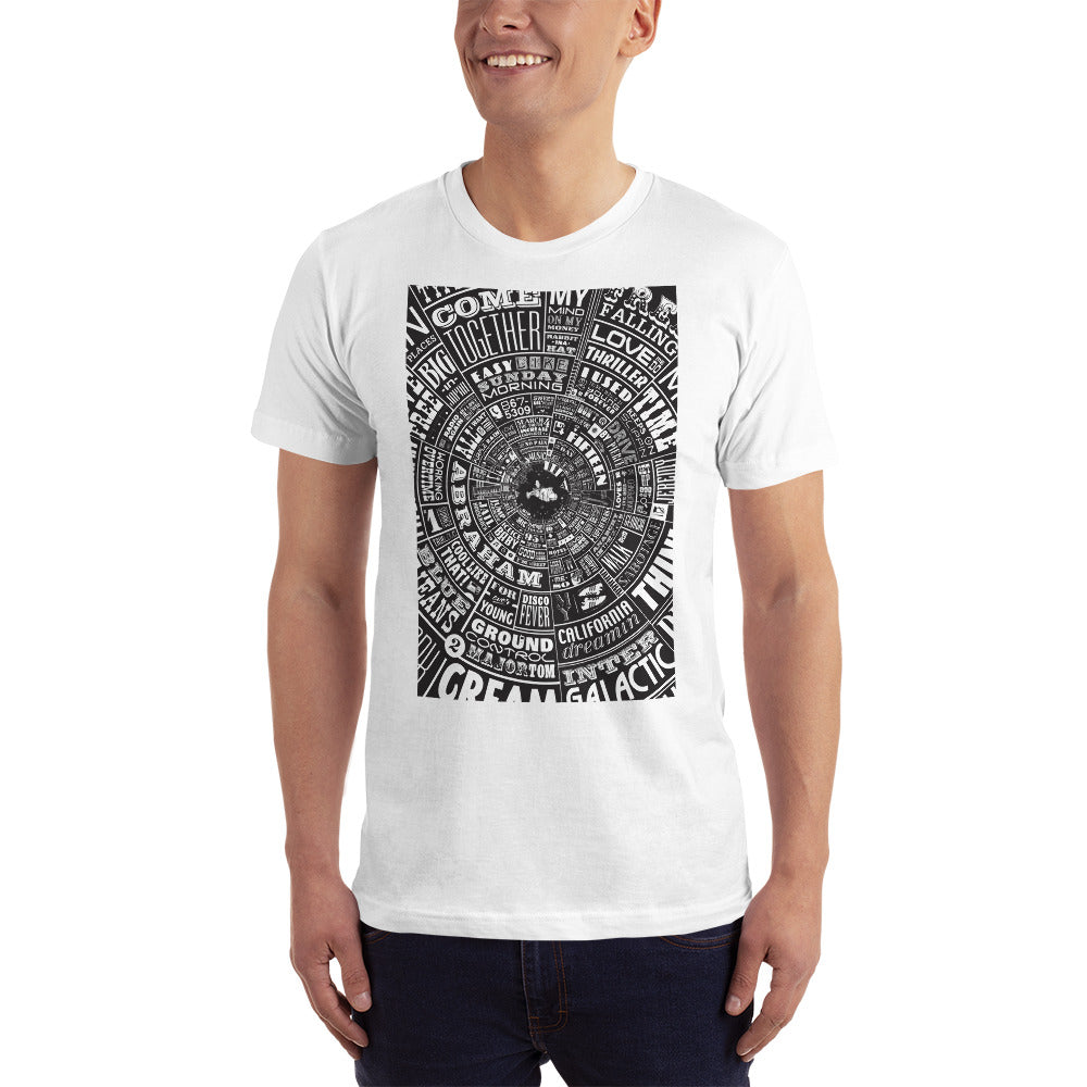 Musical type wheel - Men's T-Shirt