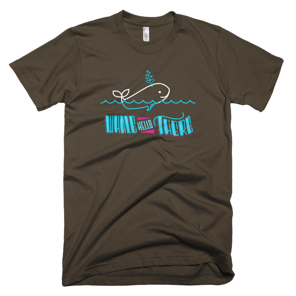 Men's t-shirt -- Whale Hello There