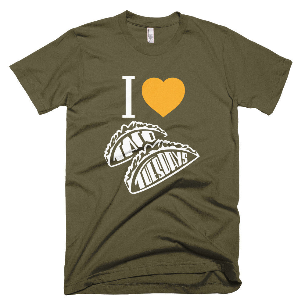 Men's t-shirt -- I loVe Taco Tuesdays