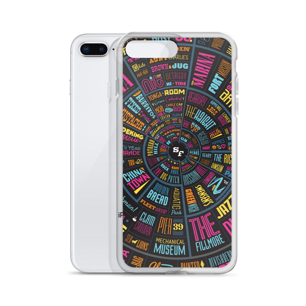 San Francisco Type Wheel - iPhone Case