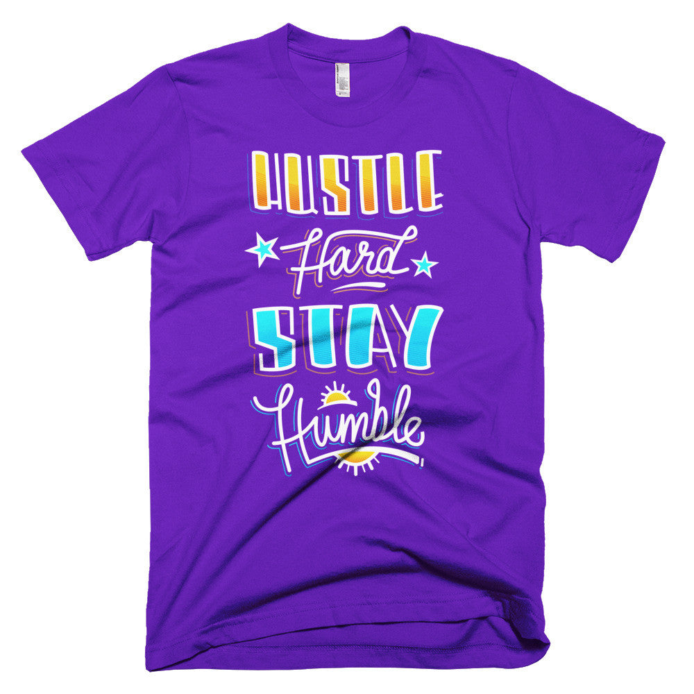 Men's t-shirt -- Hustle Hard Stay Humble