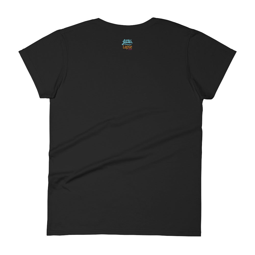 Women's short sleeve t-shirt - SF type wheel design