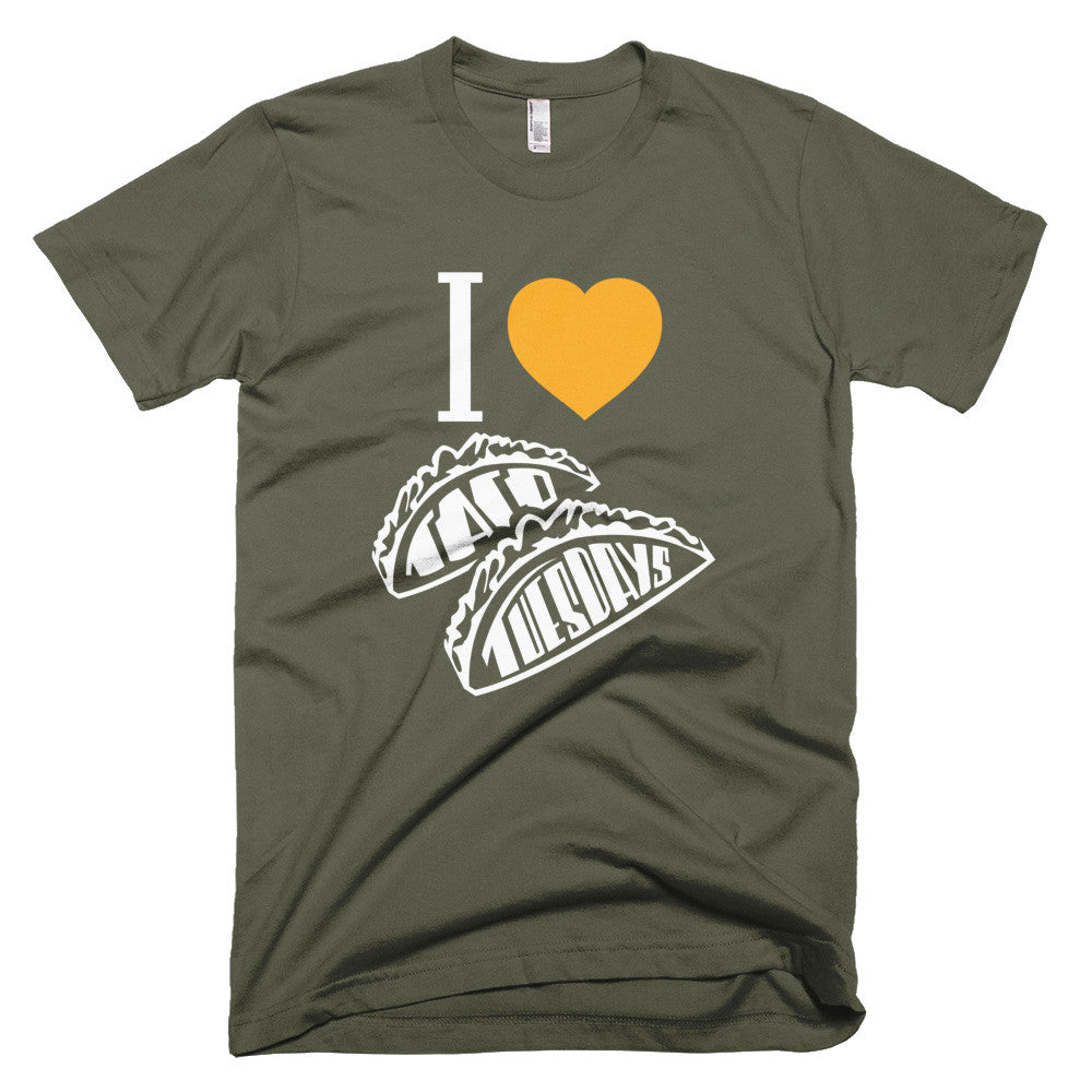 Men's t-shirt -- I loVe Taco Tuesdays