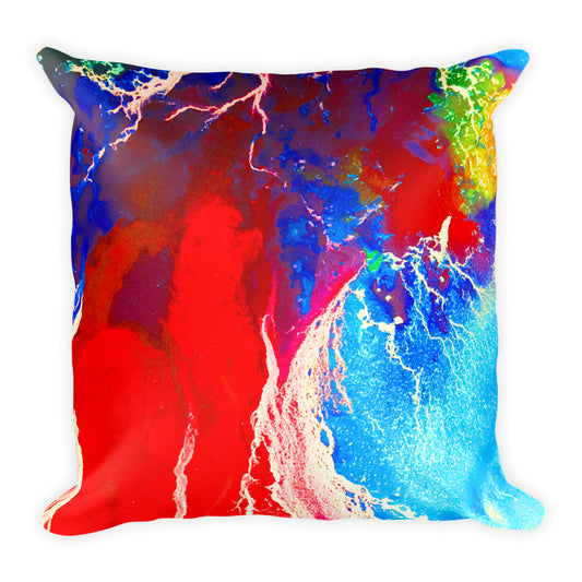 Water Color Abstract 2 - Square Pillow