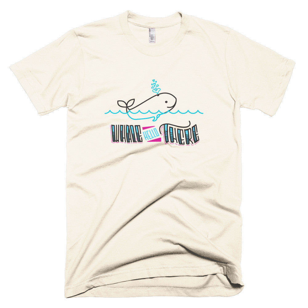 Men's t-shirt -- Whale Hello There