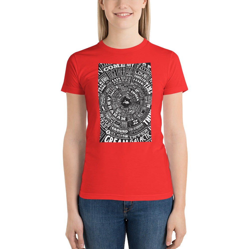 Musical Type Wheel - Women's t-shirt