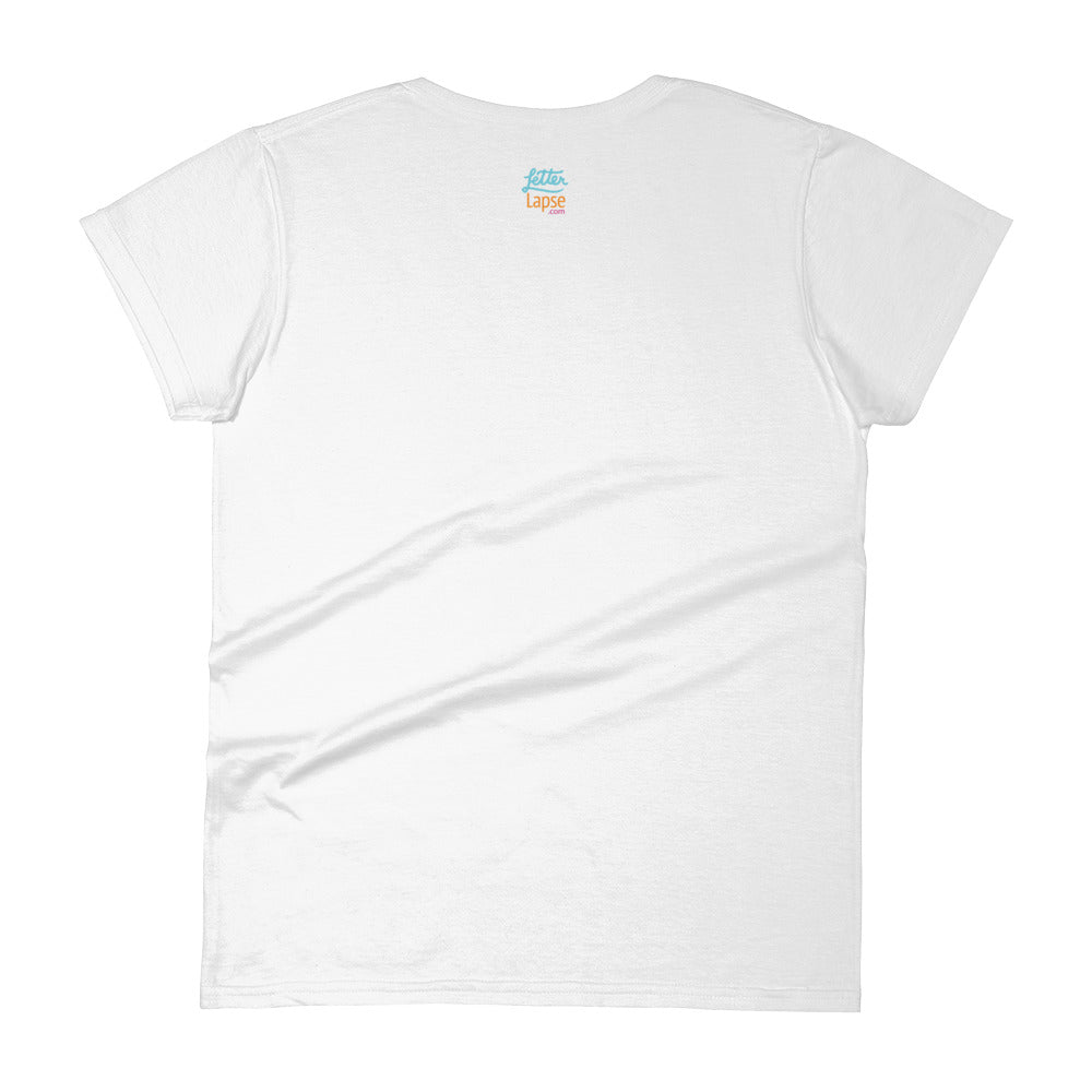 Women's short sleeve t-shirt - SF type wheel design