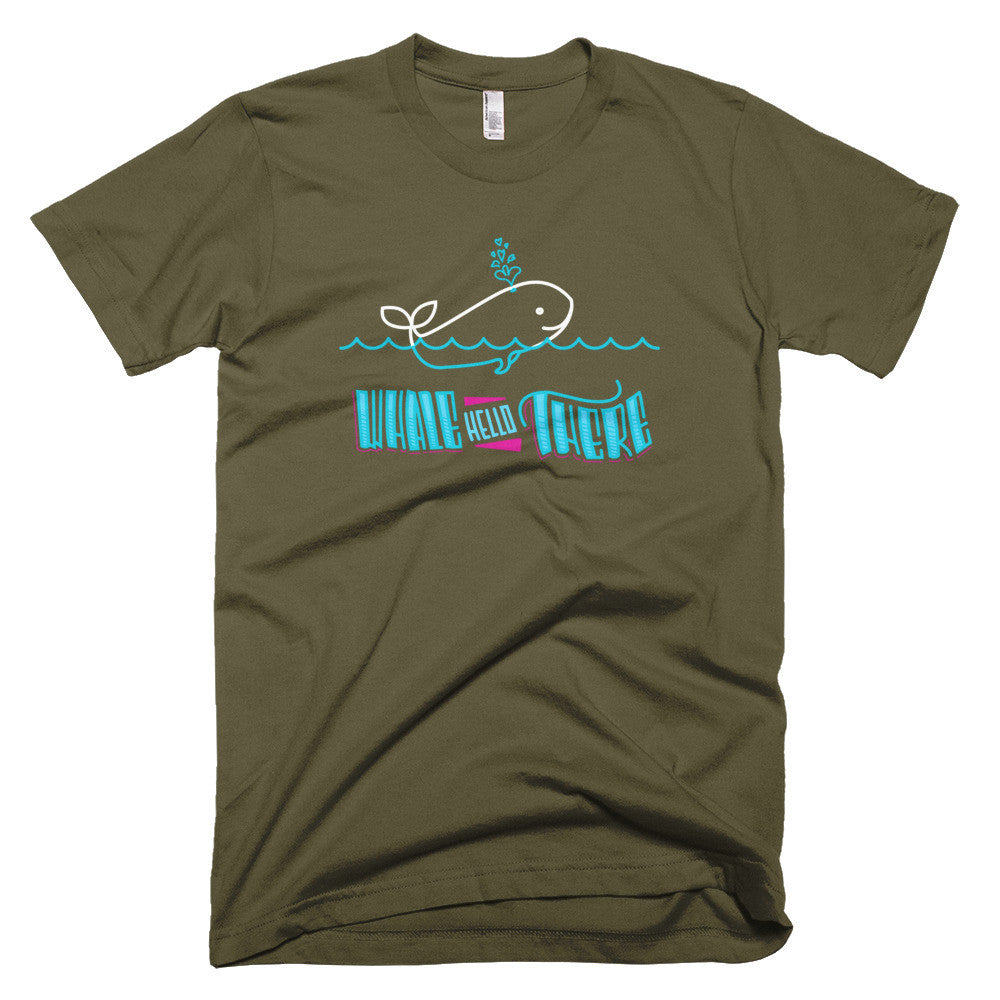 Men's t-shirt -- Whale Hello There