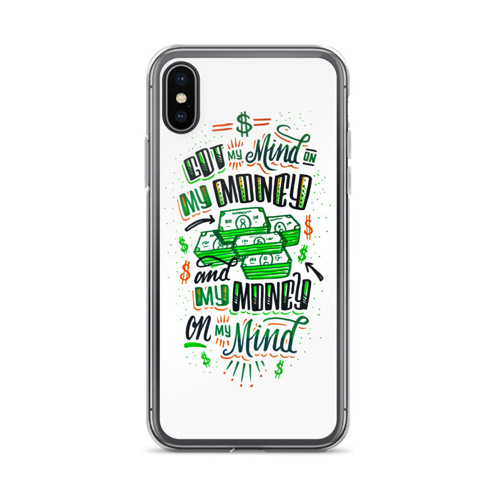 Mind on my Money - WHITE iPhone Case - all sizes