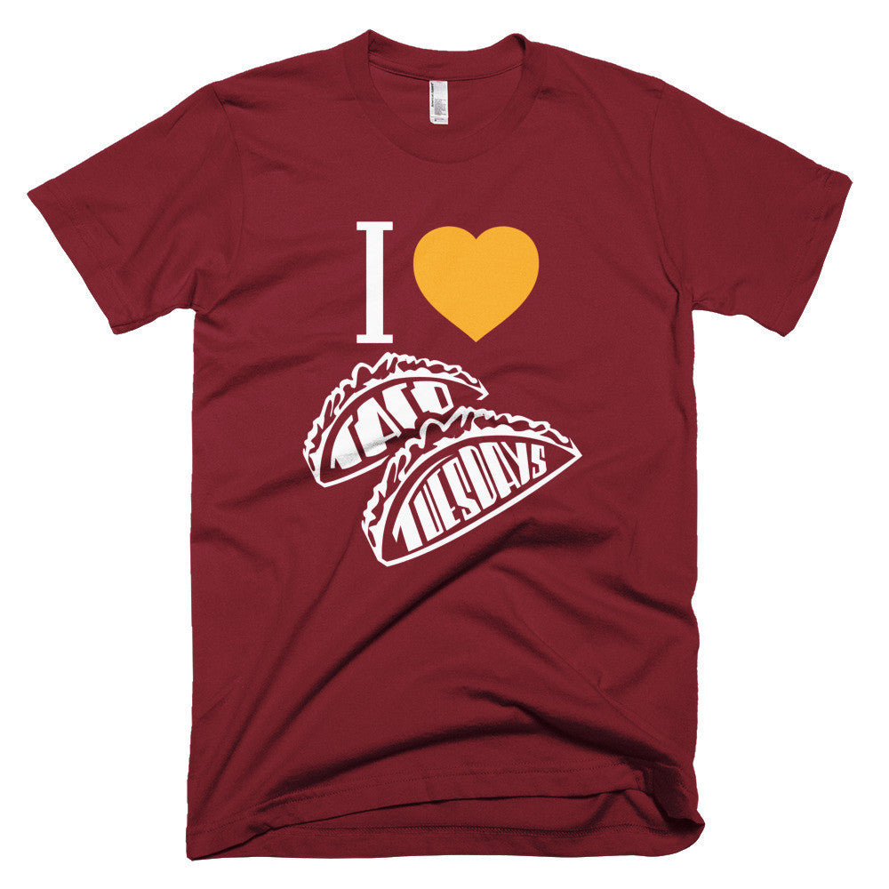 Men's t-shirt -- I loVe Taco Tuesdays