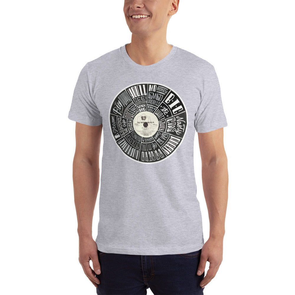 Notorious BIG record - Mens T-Shirt