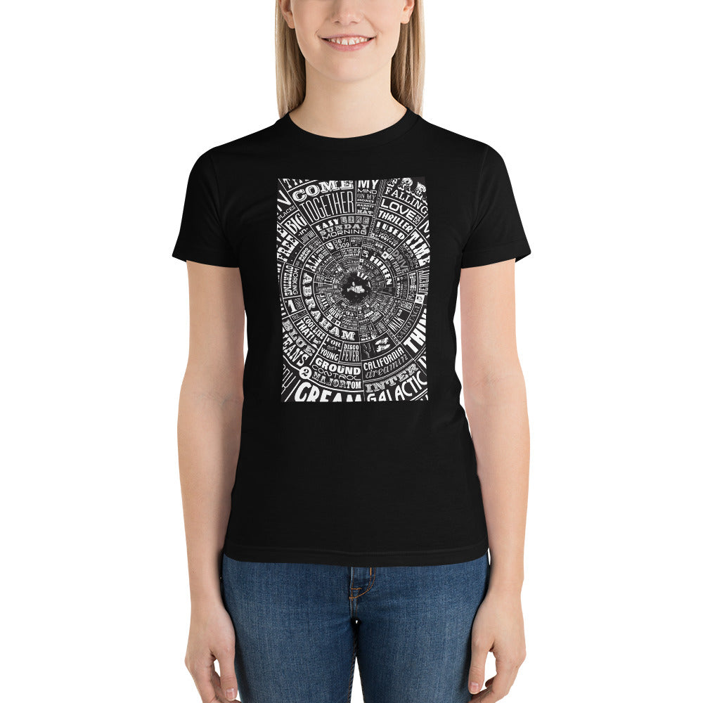Musical Type Wheel - Women's t-shirt