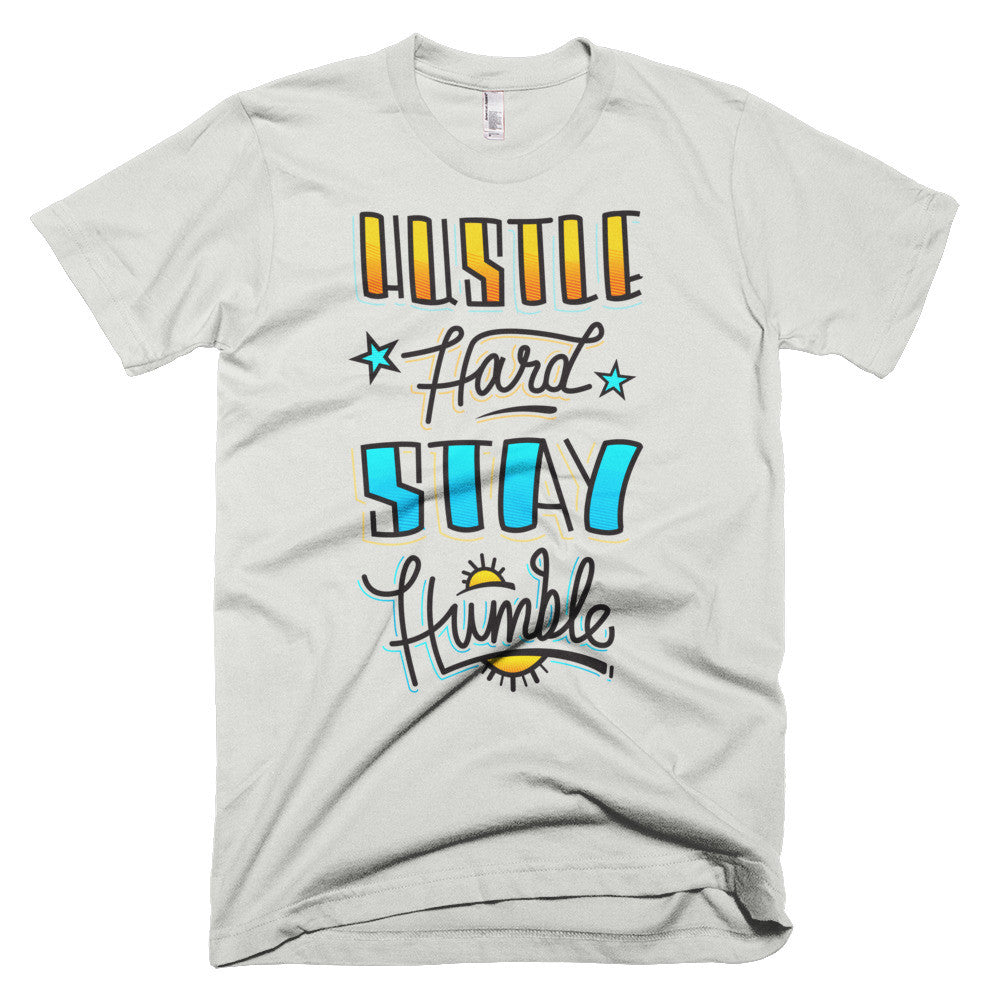Men's t-shirt -- Hustle Hard Stay Humble