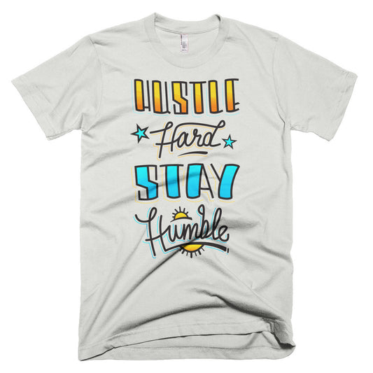 Men's t-shirt -- Hustle Hard Stay Humble