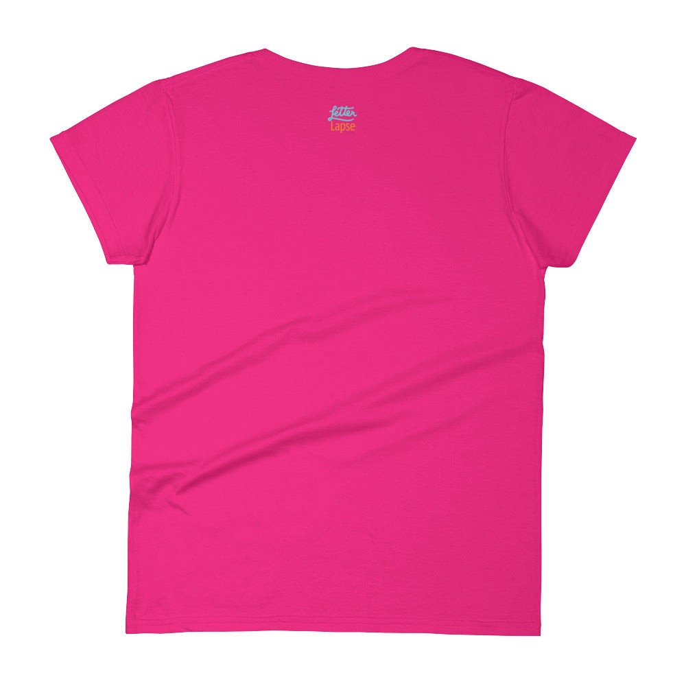 Women's short sleeve t-shirt - SF type wheel design