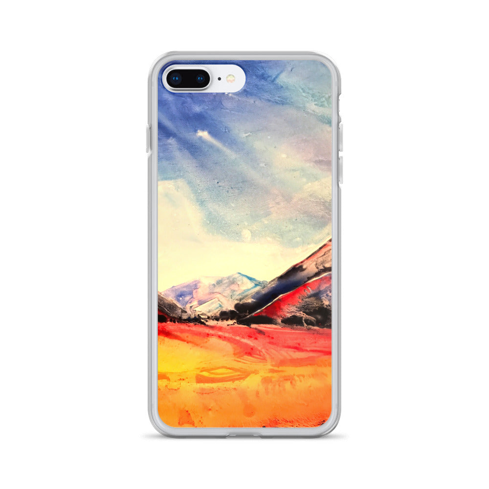 Water Color Landscape iPhone Case