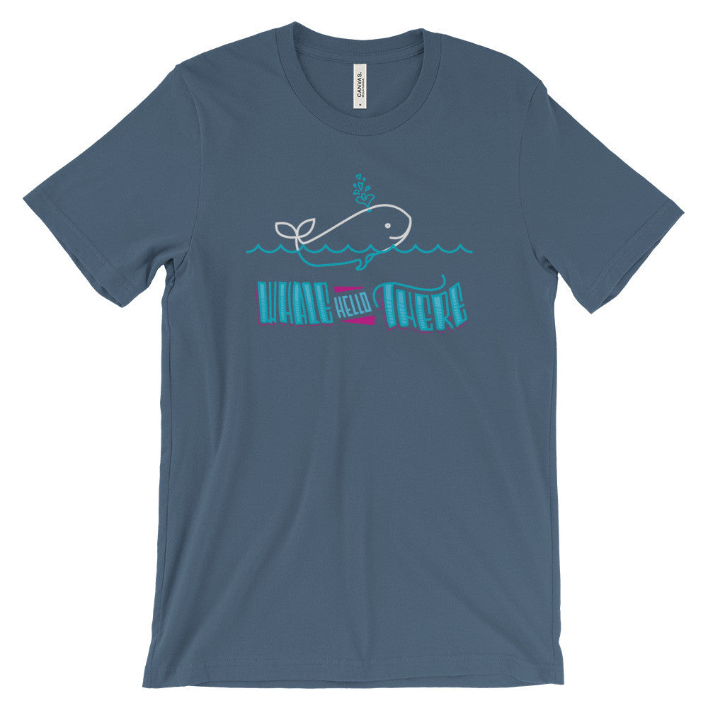 Womens t-shirt -- Whale Hello There