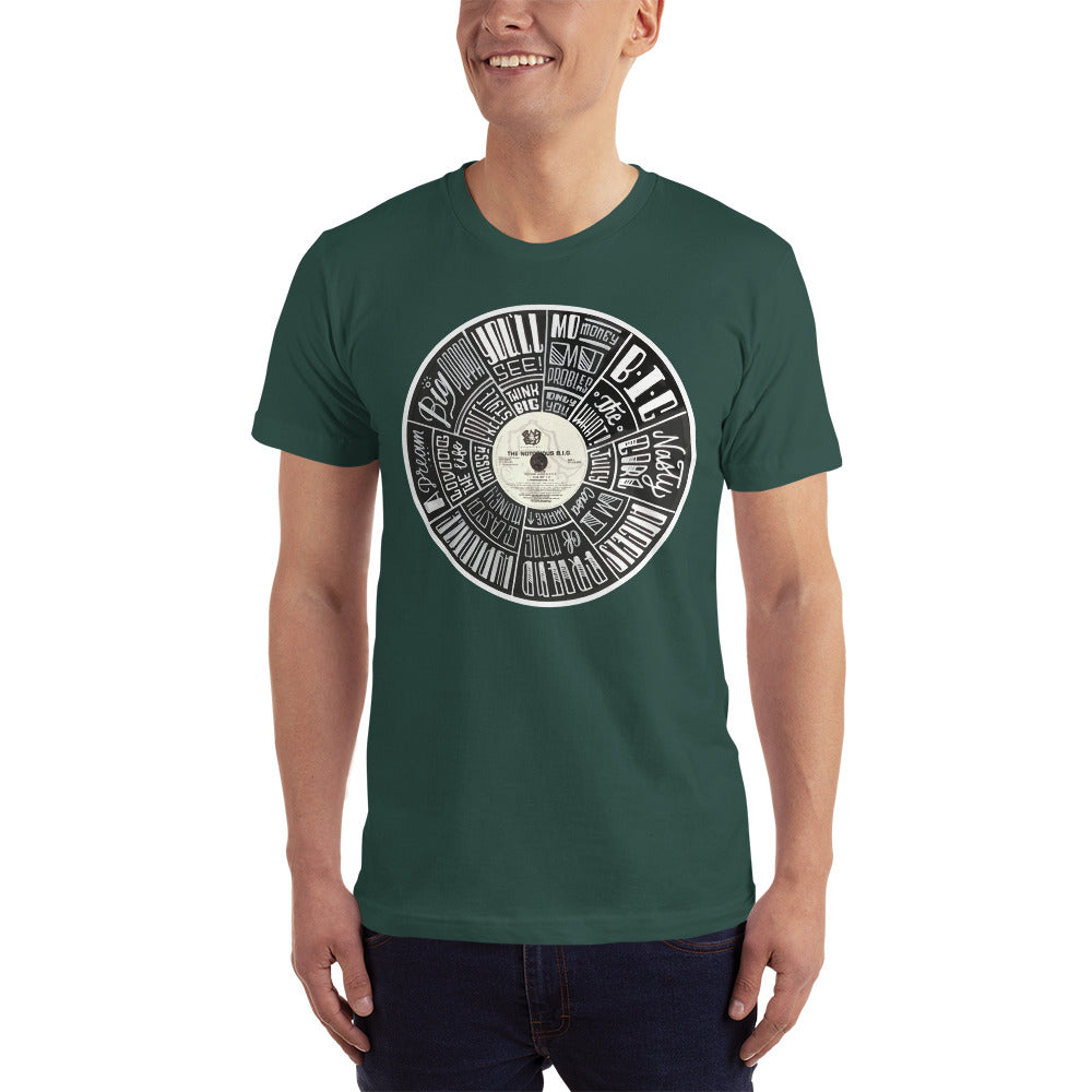 Notorious BIG record - Mens T-Shirt