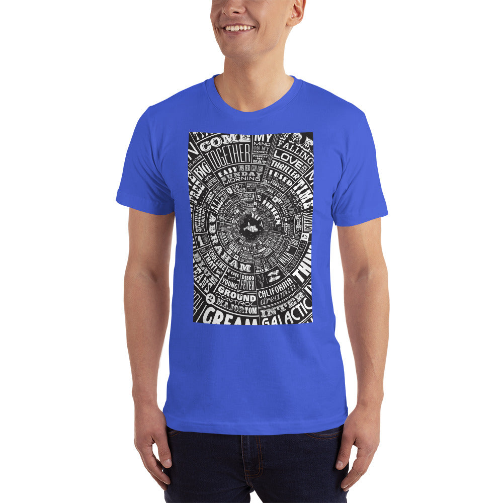Musical type wheel - Men's T-Shirt