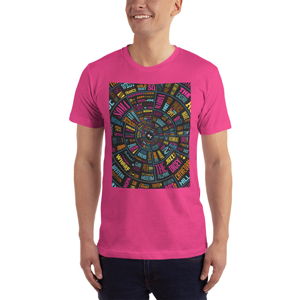 San Francisco Type Wheel - Men's T-Shirt