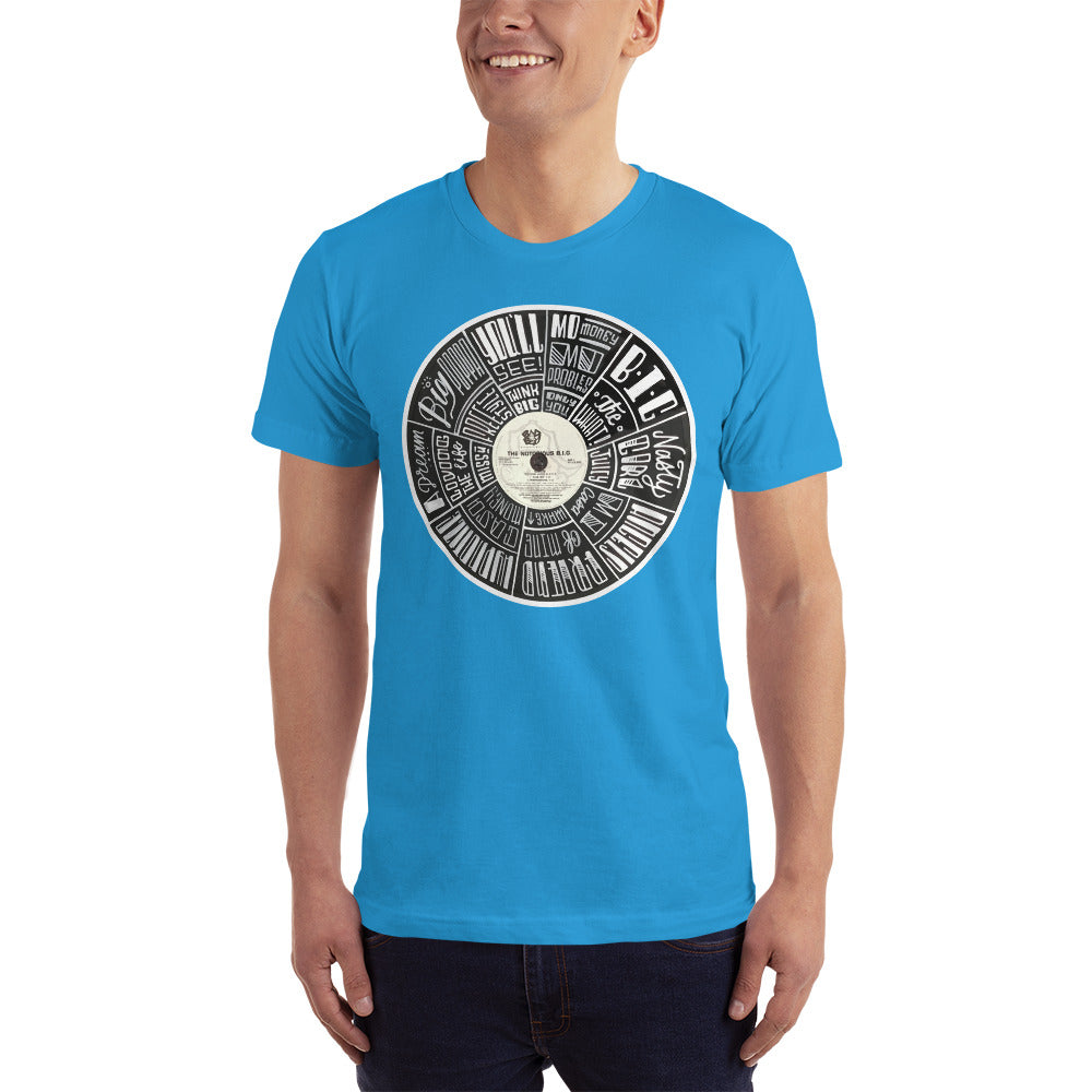 Notorious BIG record - Mens T-Shirt