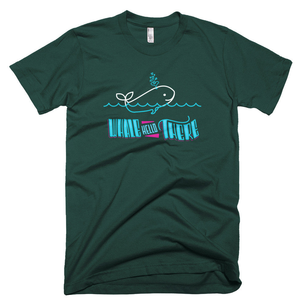 Men's t-shirt -- Whale Hello There