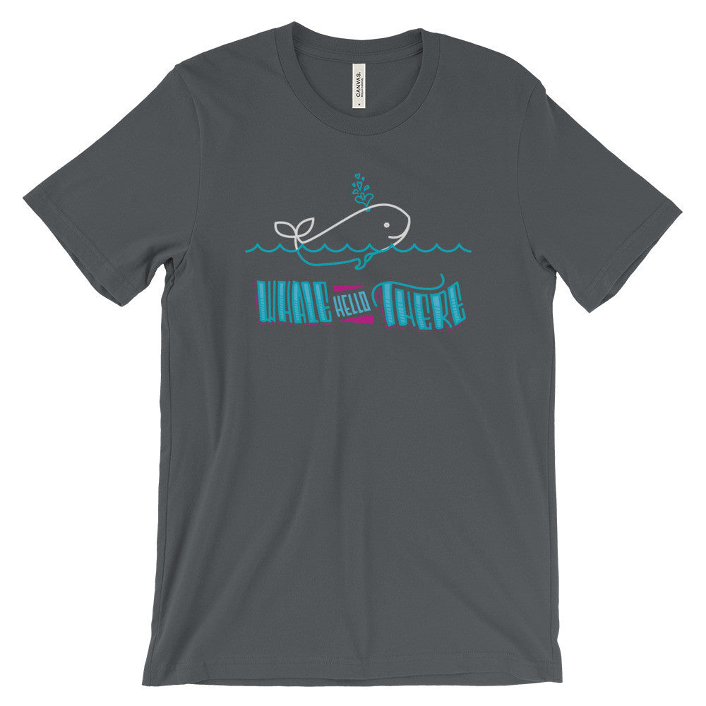 Womens t-shirt -- Whale Hello There