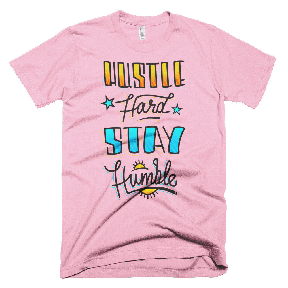 Men's t-shirt -- Hustle Hard Stay Humble