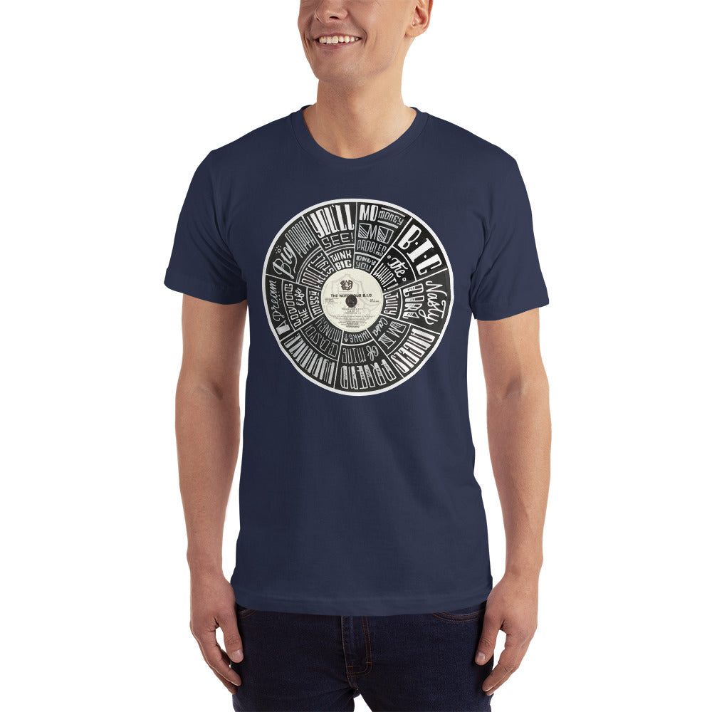 Notorious BIG record - Mens T-Shirt